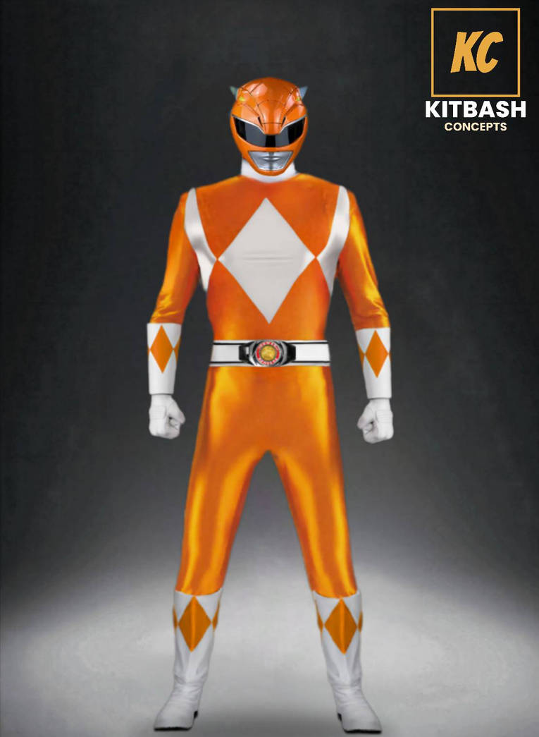 Mmpr Custom Ranger MMPR custom ranger (Orange Ankylosaurus) by KitBashConcepts on DeviantArt
