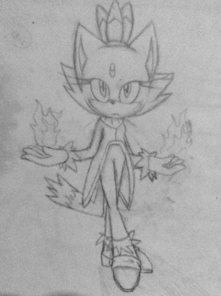 blaze the cat~sketch~