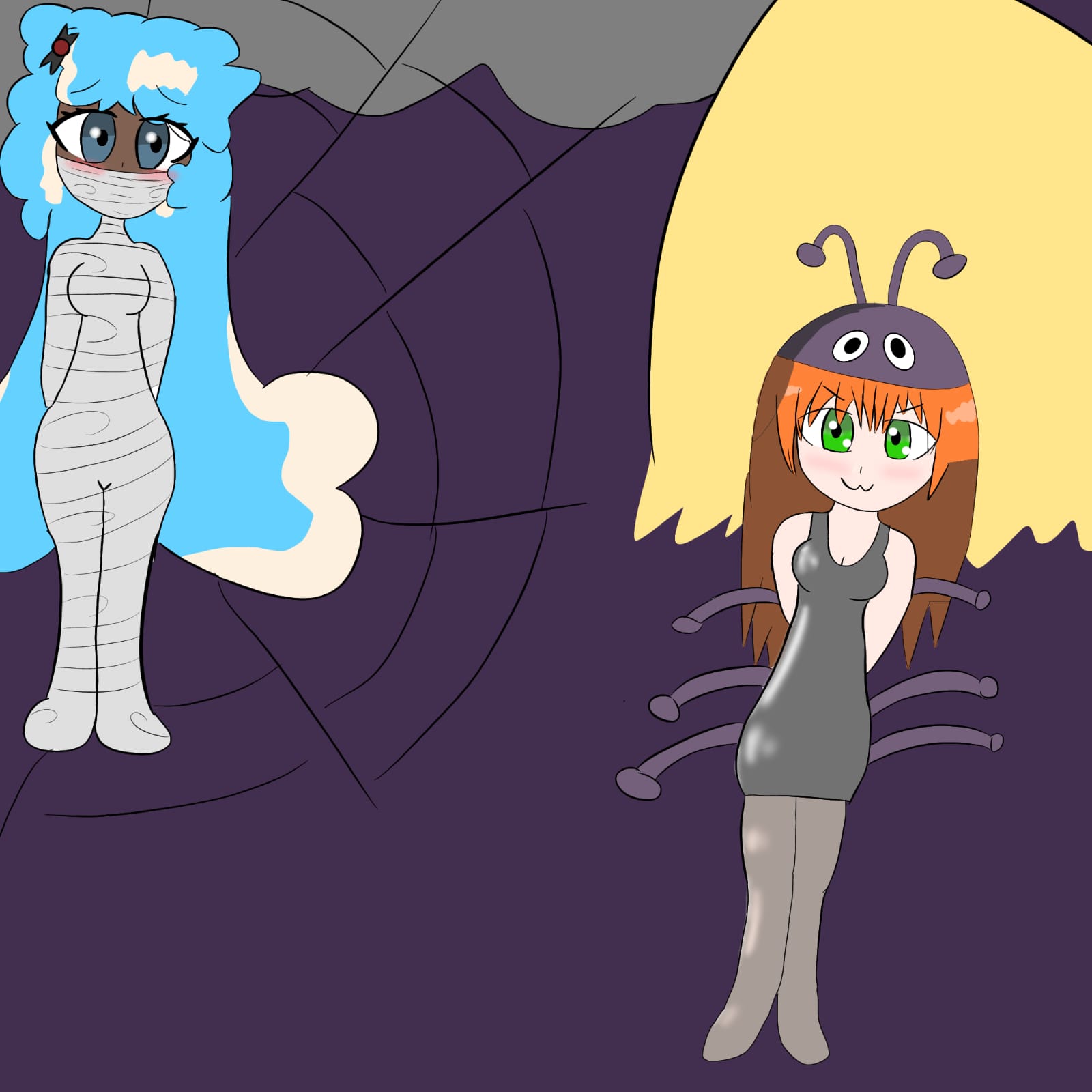 Kinktober day 10 Spiderweb