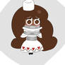 Cocoa cookie taped up