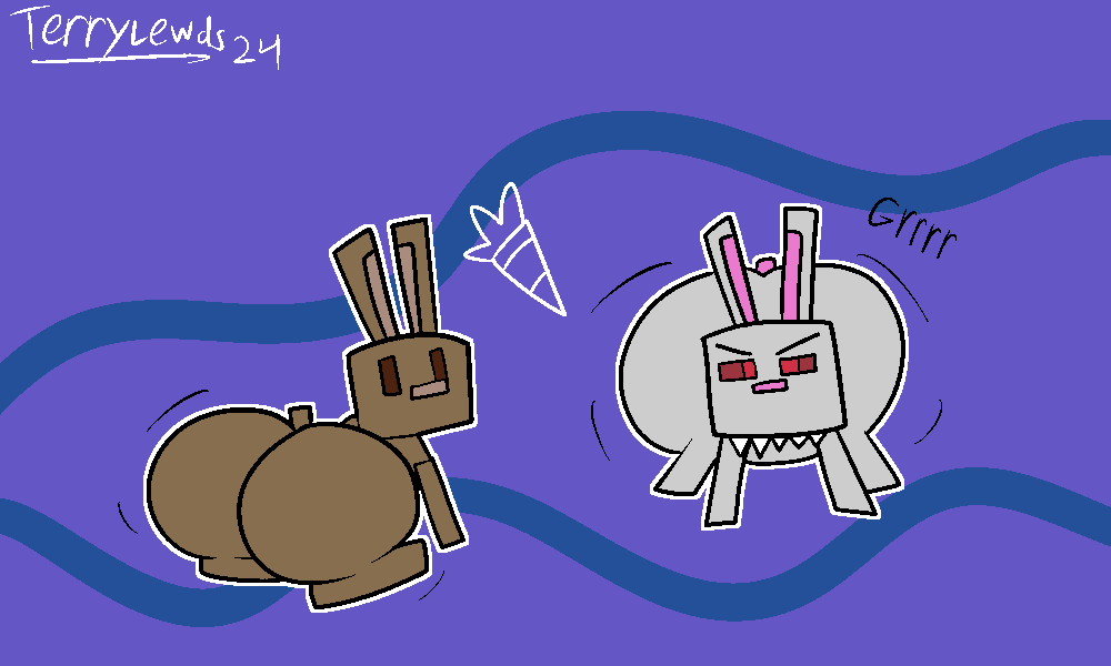Minecraft Rabbit Pfp Minecraft Rabbit by TerryLewds on DeviantArt