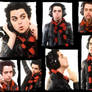 billie joe armstrong collage