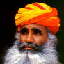 Bearded man of Rajasthan.