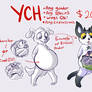 Holding Up Belly YCH