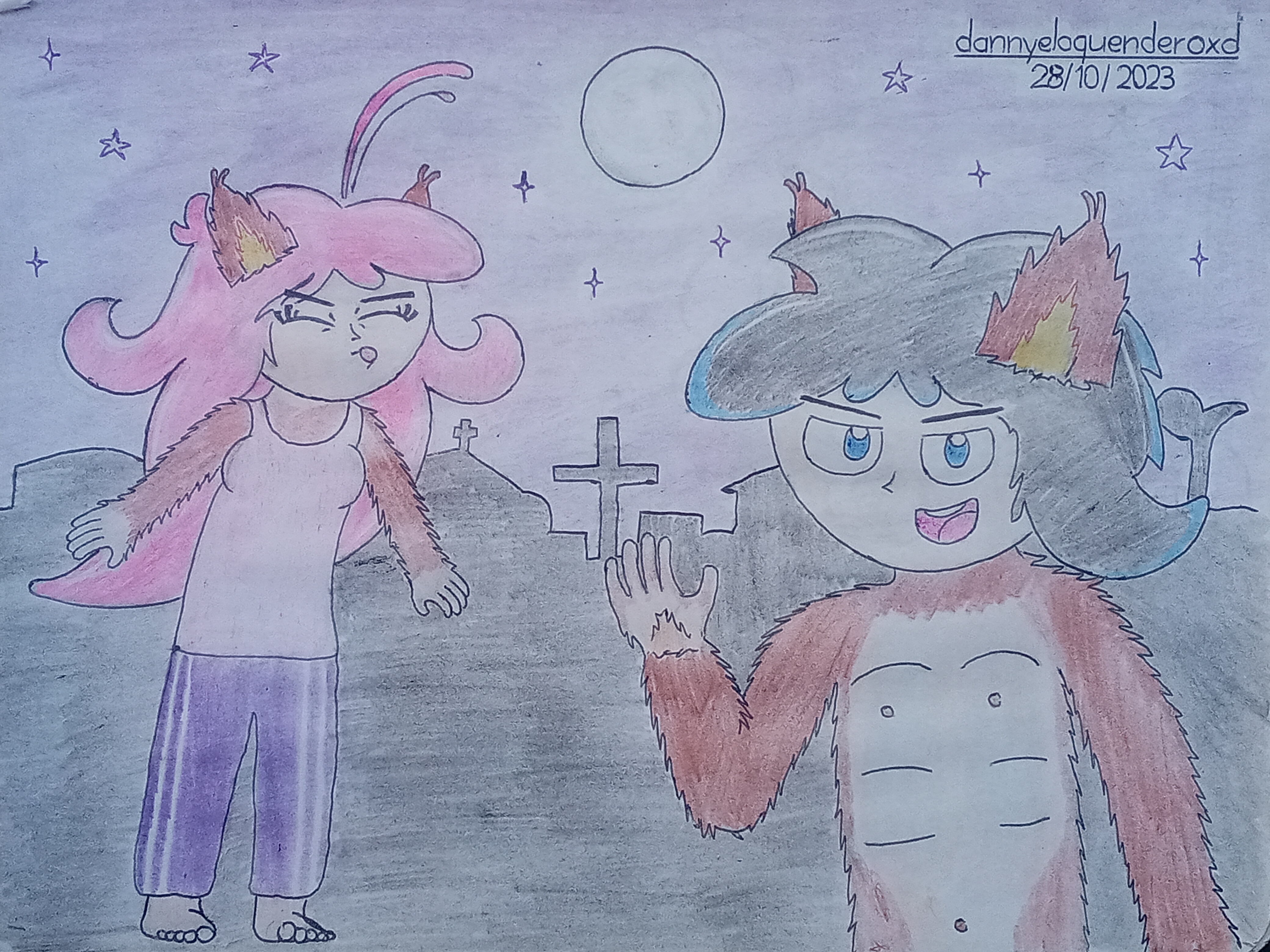 Michael And Lorena As Werewolves