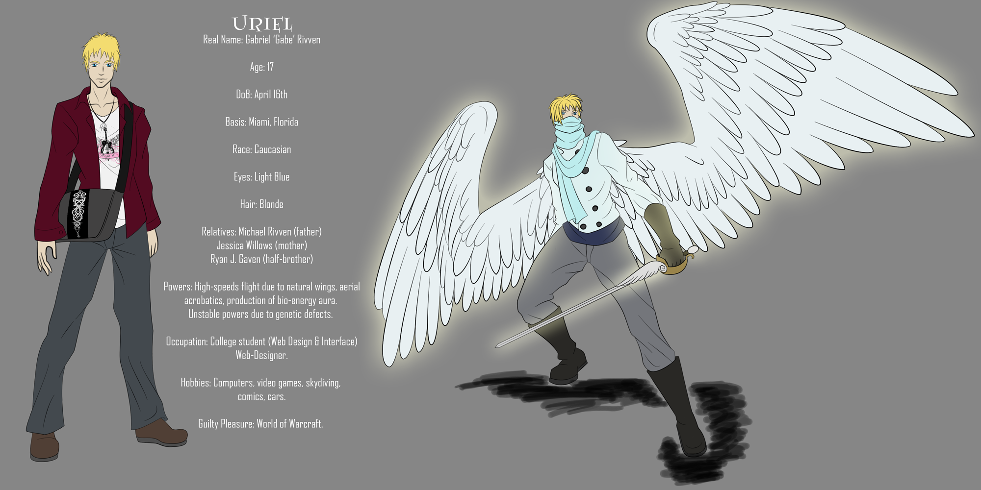 Reference Sheet: Uriel