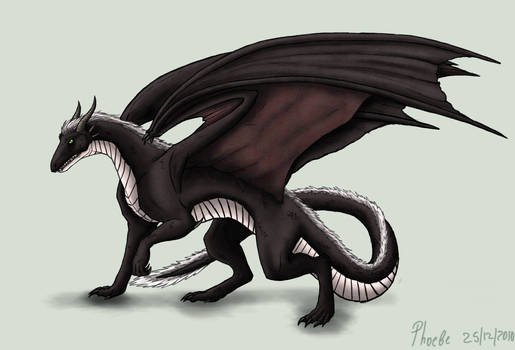 Black Bladewing dragon 2.0