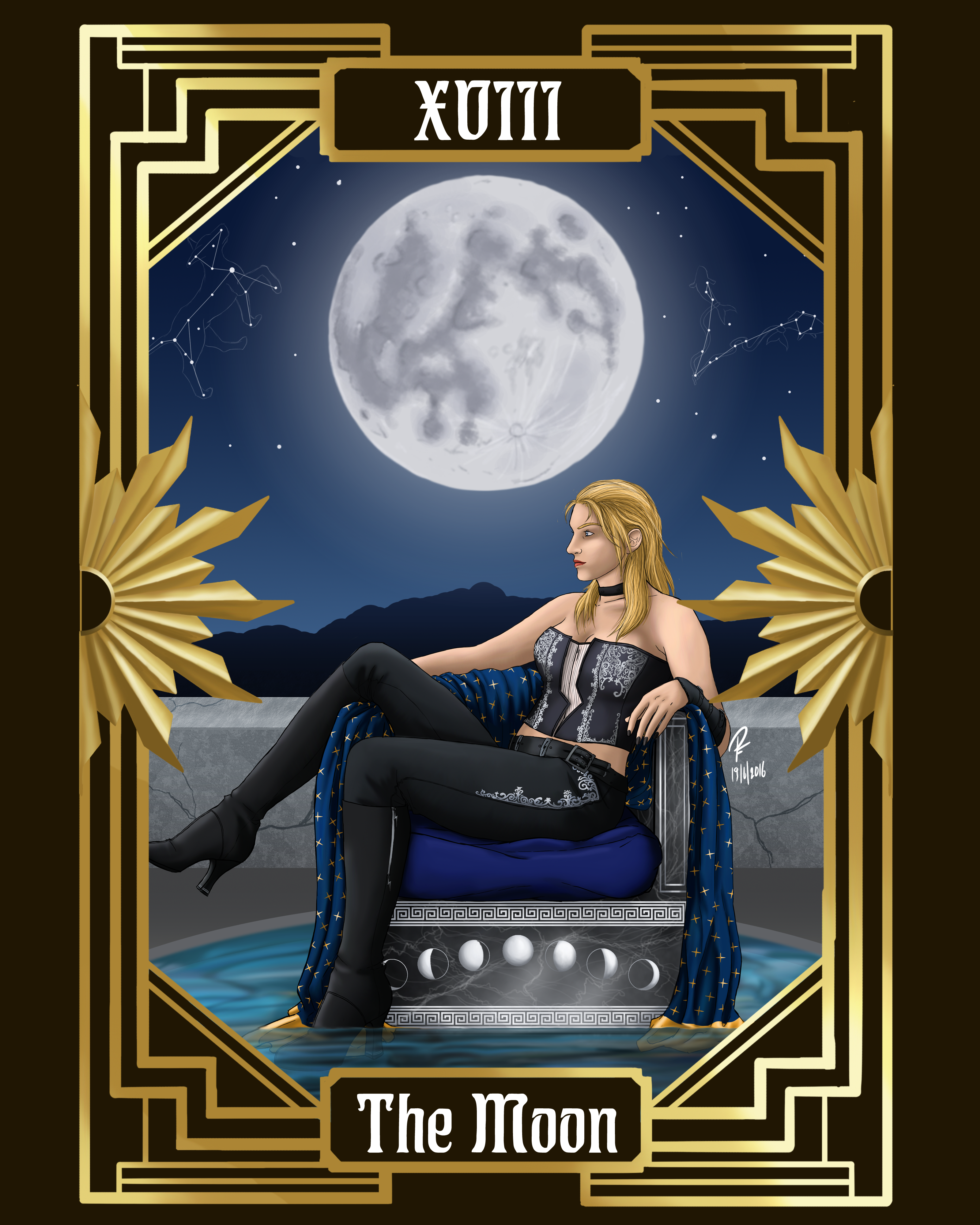 DMC Tarot - 18 - The Moon