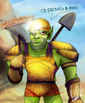 Orc-miner from Donbass by W-O-T-A-N