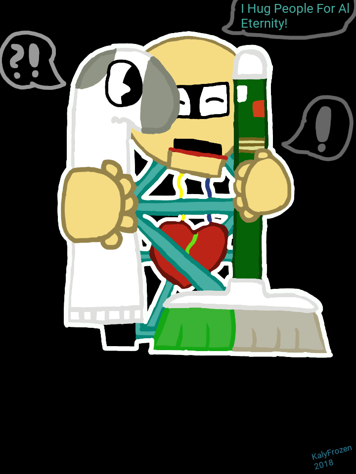 Hug!/Baldi's Basics by FrozenKaly on DeviantArt