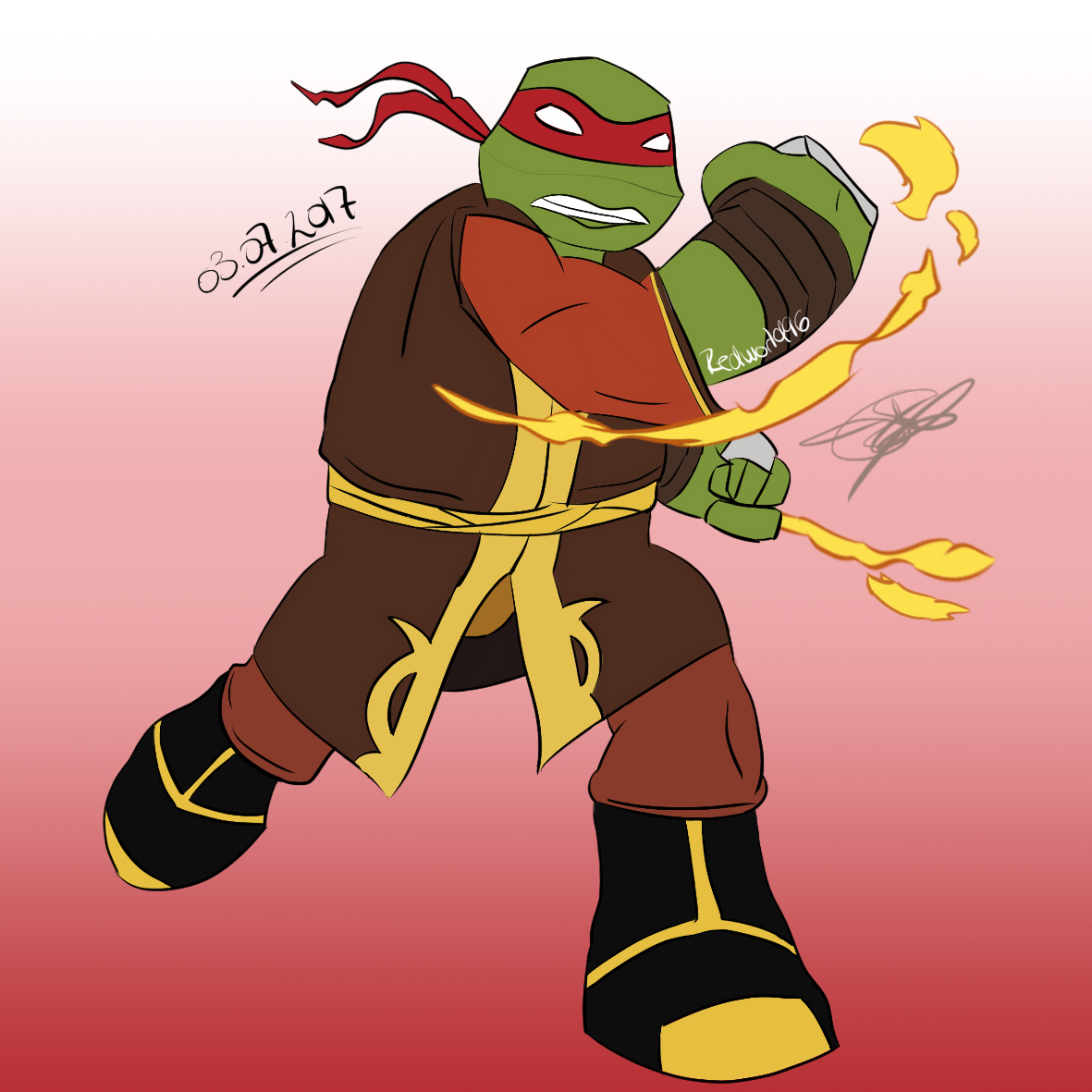 Raphael, the Firebender by Redworld96