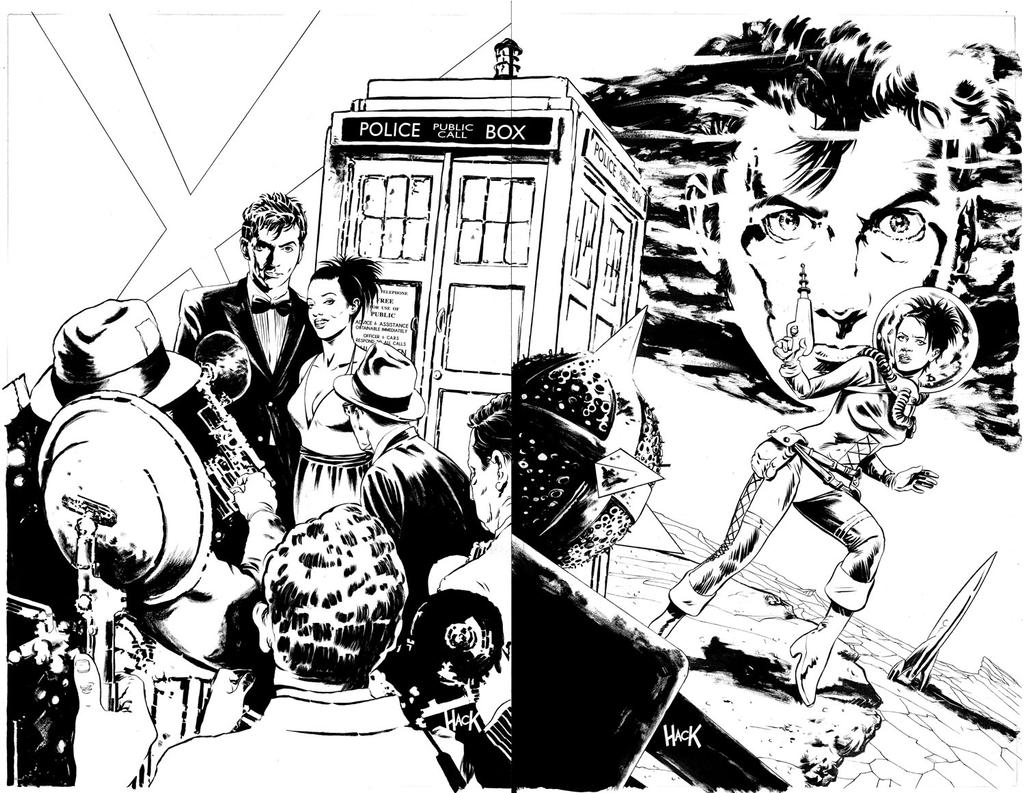 Doctor Who Prisoners of Time #10 inks