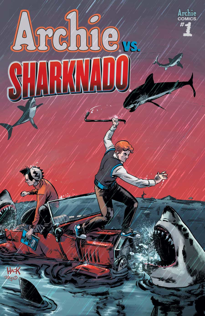 Archie VS Sharknado Variant Cover.