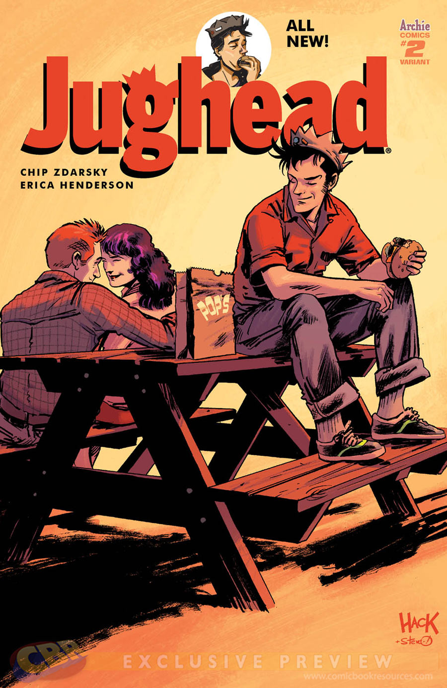 Jughead #2 variant cover.