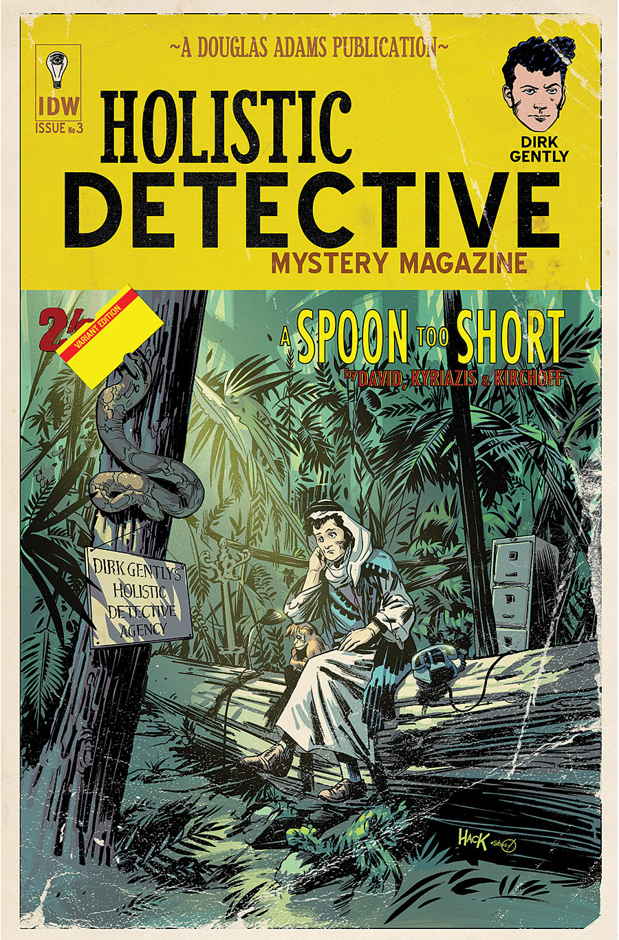 Dirk Gently A SPOON TO SHORT #3 cover