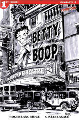 Betty Boop #1 NYCC variant Black and White