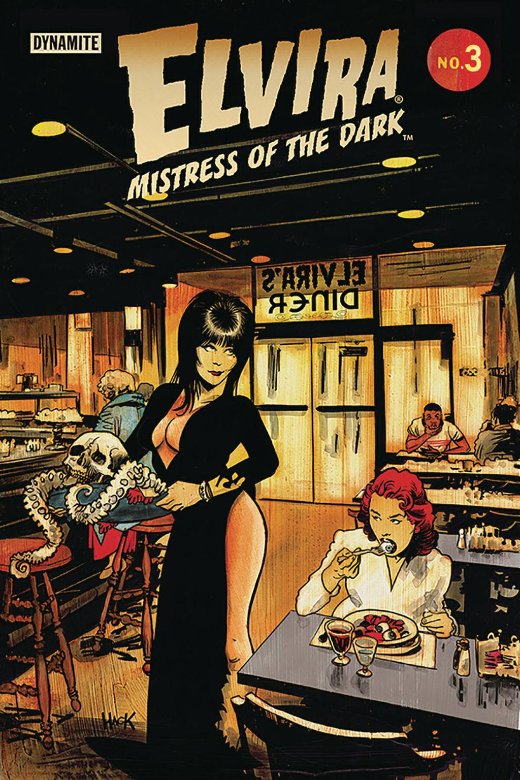 Elvira: Mistress of the Dark #3 cover by RobertHack