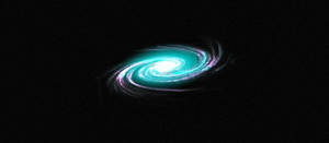 Blue and Purple spiral Galaxy