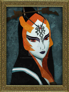 Framed Faux-Paint Midna
