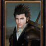 Portrait of Zack Fair with Buster Sword