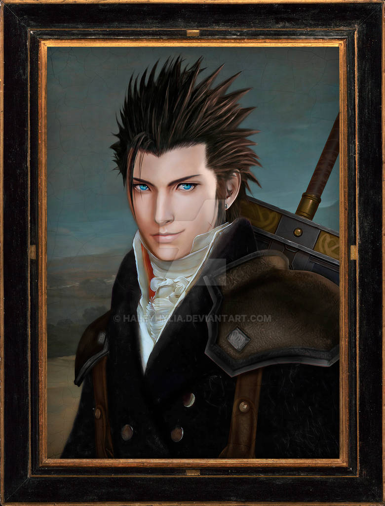 Portrait of Zack Fair with Buster Sword