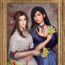 Portrait of Aerith Gainsborough and Tifa Lockhart