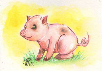 Miniwatercolorpig Resizedforweb