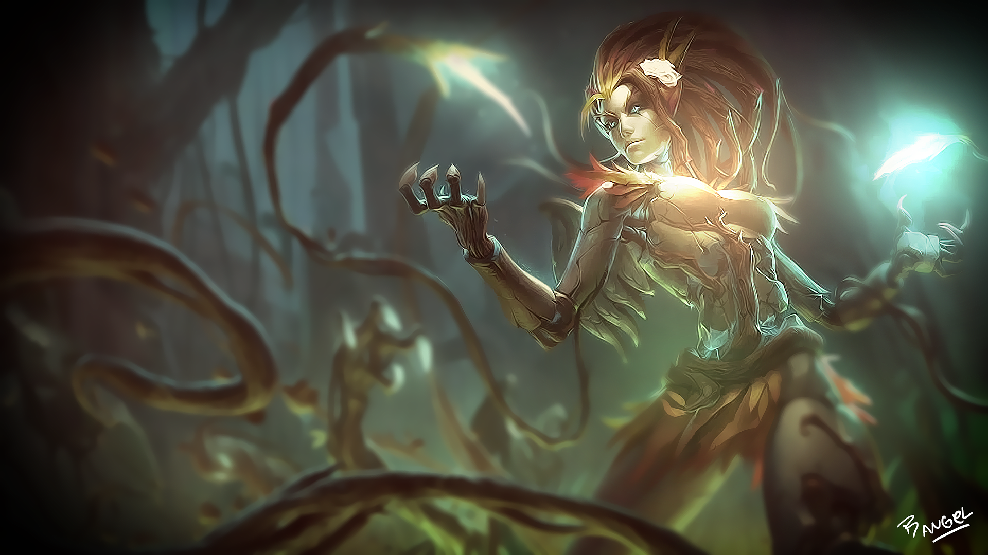 Haunted Zyra Wallpaper by deadSerious