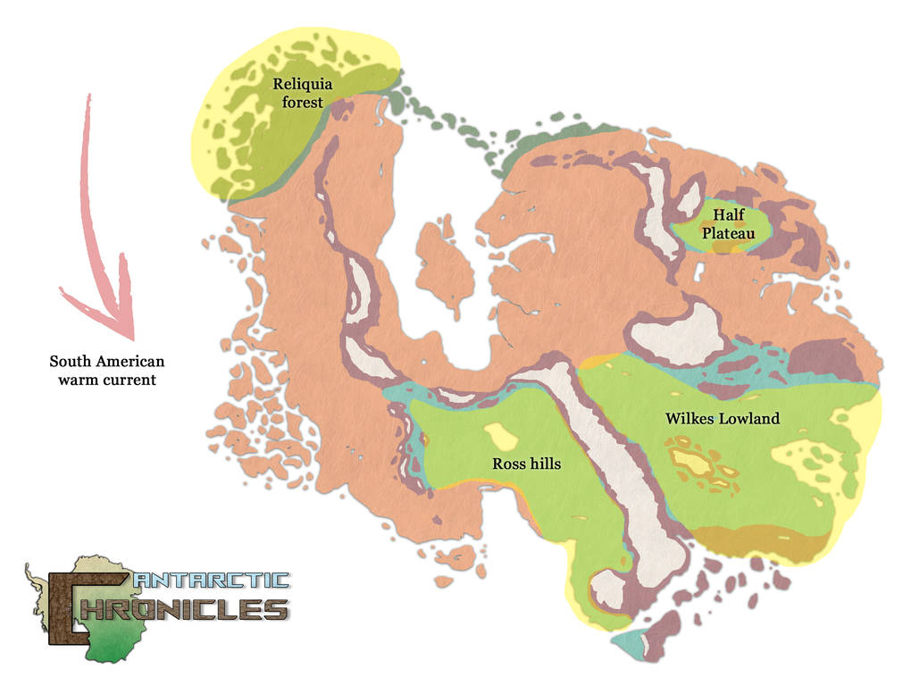 Antarctic toponomy, 70 million After-Present by RisingMagpie on DeviantArt