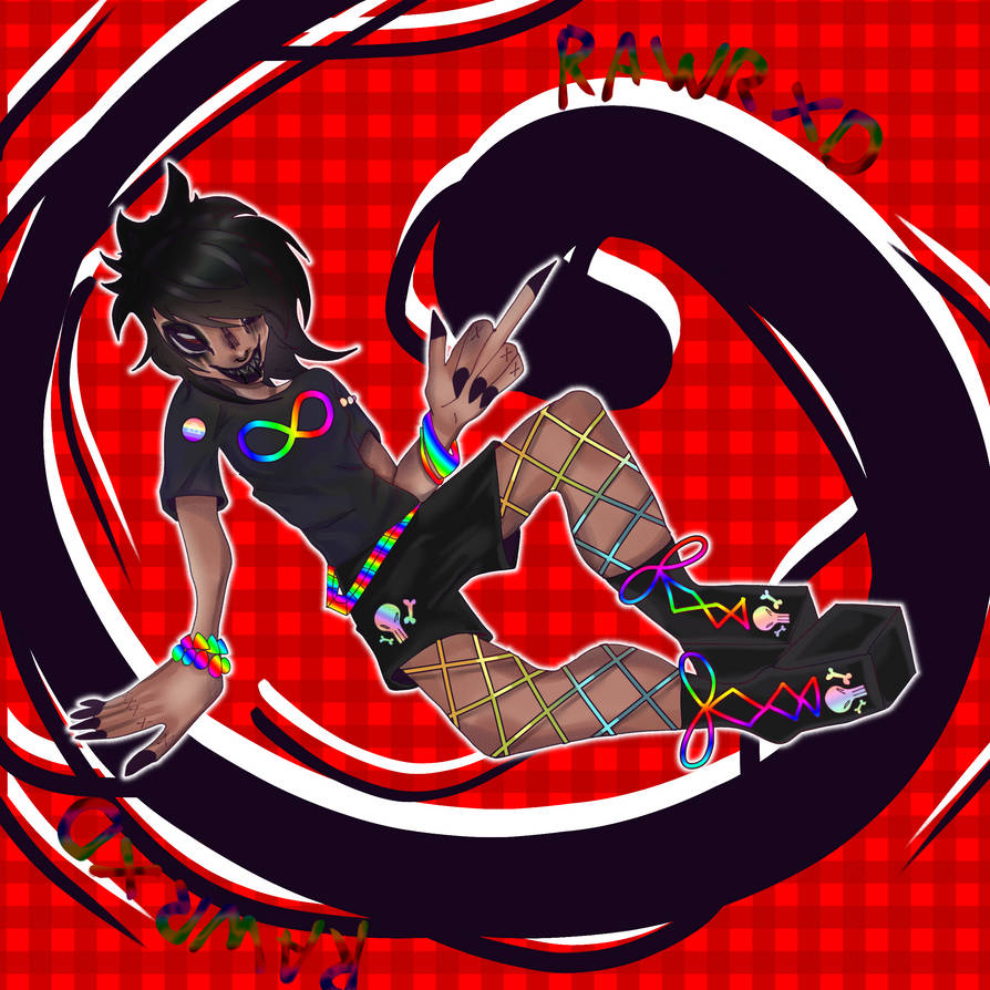 Emo Scene Self Portrait Idk by ScreamoSkeleton on DeviantArt