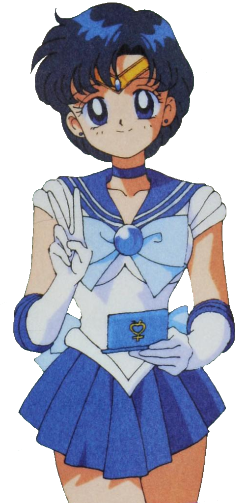 Sailor Mercury with super computer by CarAniTransparents on DeviantArt