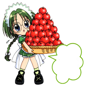 Chibi Retasu with Apples
