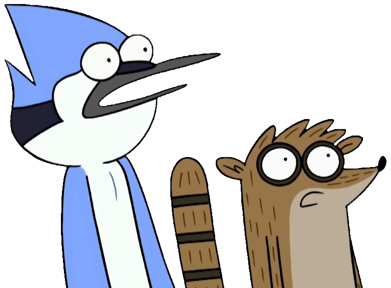 Mordecai and Rigby by CarAniTransparents on DeviantArt