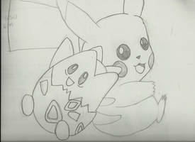 Pikachu and Togepi