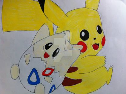 Pikachu and Togepi