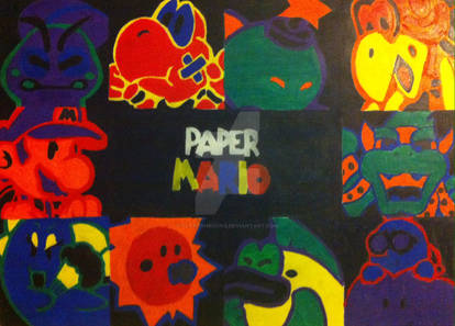 Paper Mario Pop Art