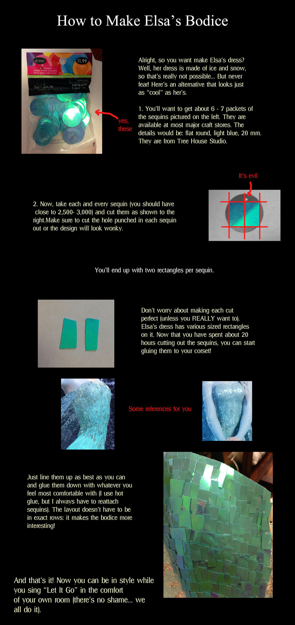 Elsa's Bodice Tutorial by NostalchicksCosplay on DeviantArt
