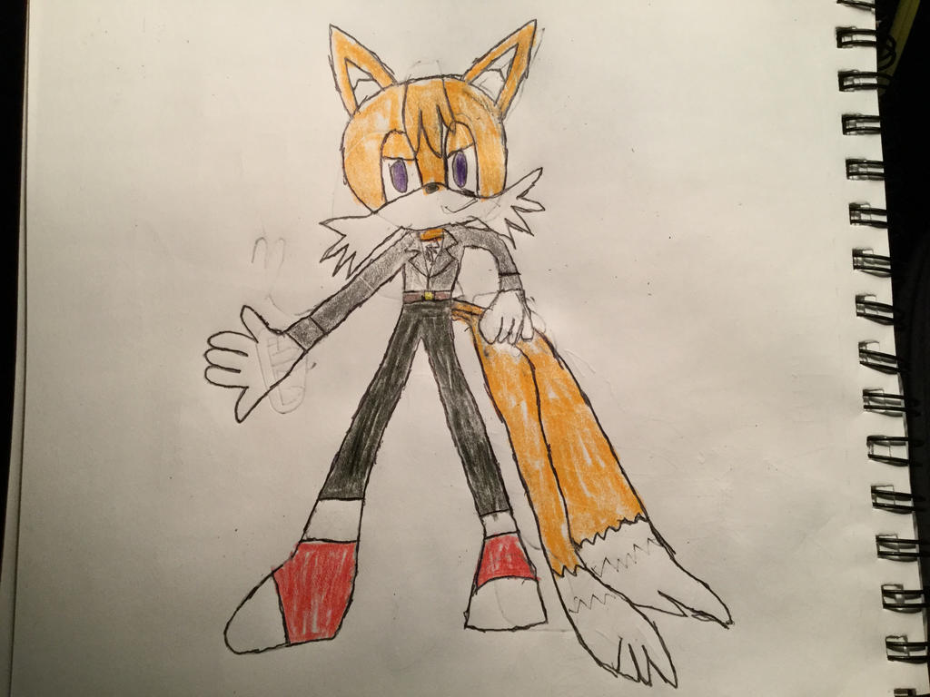 Tails in action. by Tie-Rex1000000 on DeviantArt