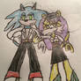 Sonic x Mina - A cute couple.