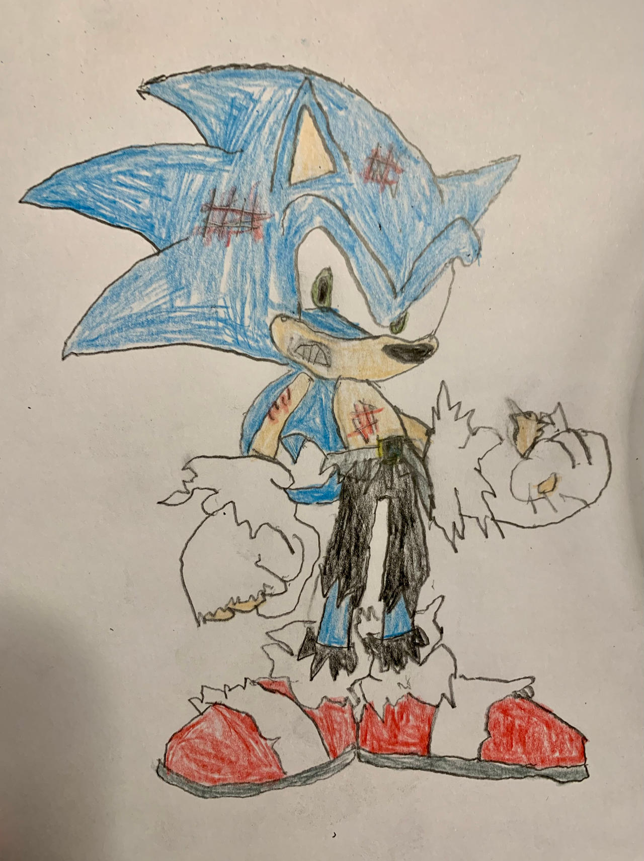shadow the hedgehog (sonic) drawn by usa37107692