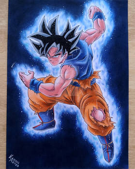 Drawing Goku Ultra instinct