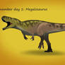 Dinovember day 1: Megalosaurus