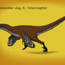 Dinovember day 3: Velociraptor