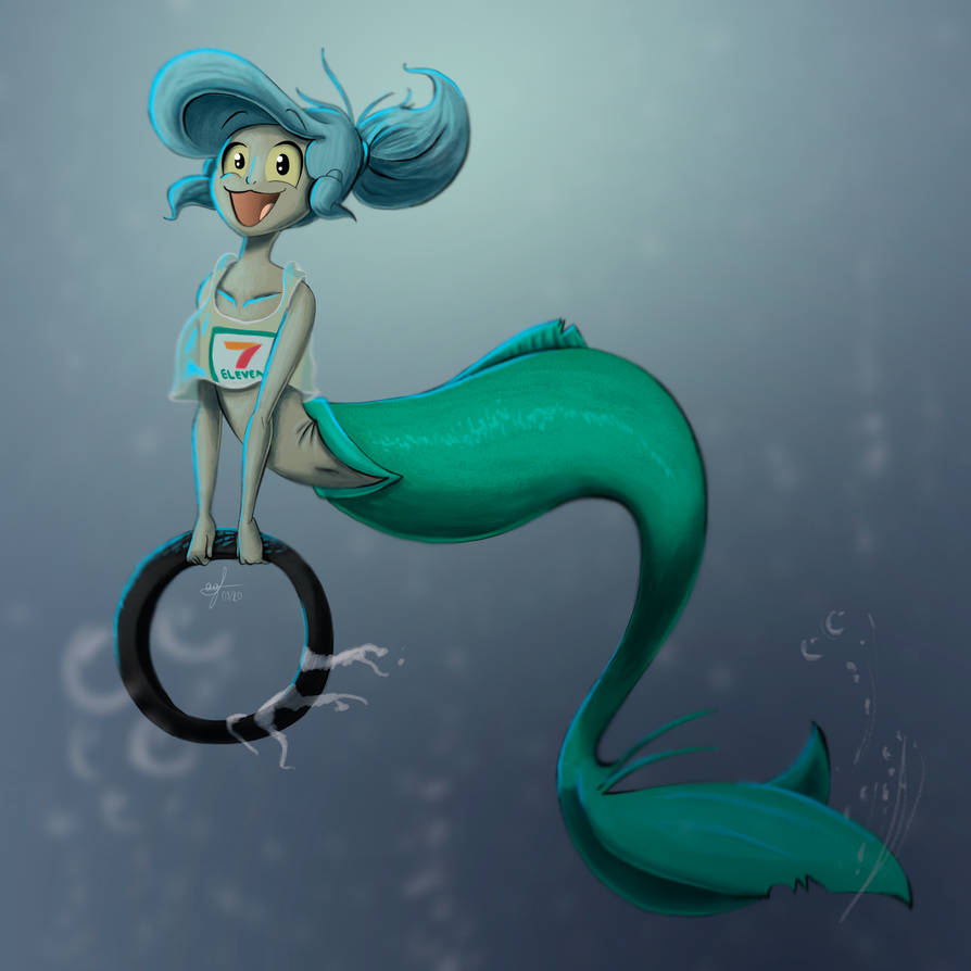 The Little Trash Mermaid Chapter 1 Little trash mermaid - Mermay 2020 by allotyrannosaurus on DeviantArt