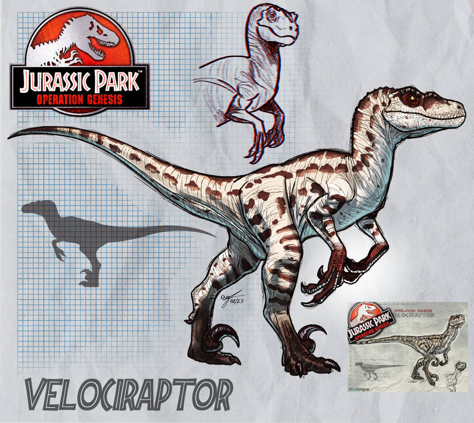 Jurassic Park Operation Genesis - Velociraptor by allotyrannosaurus on ...