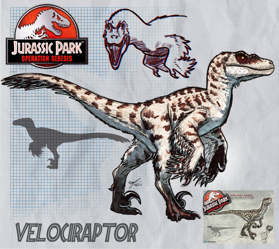 Jurassic Park Operation Genesis - Velociraptor v2 by allotyrannosaurus ...