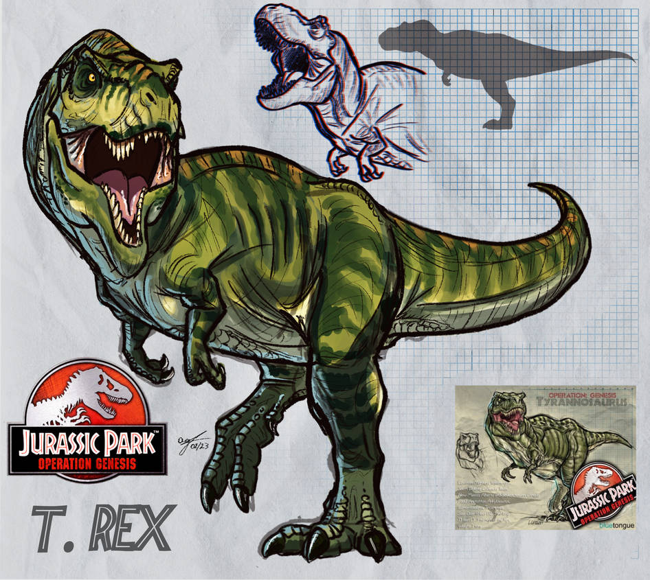 Jurassic Park Operation Genesis - Tyrannosaurus by allotyrannosaurus on ...