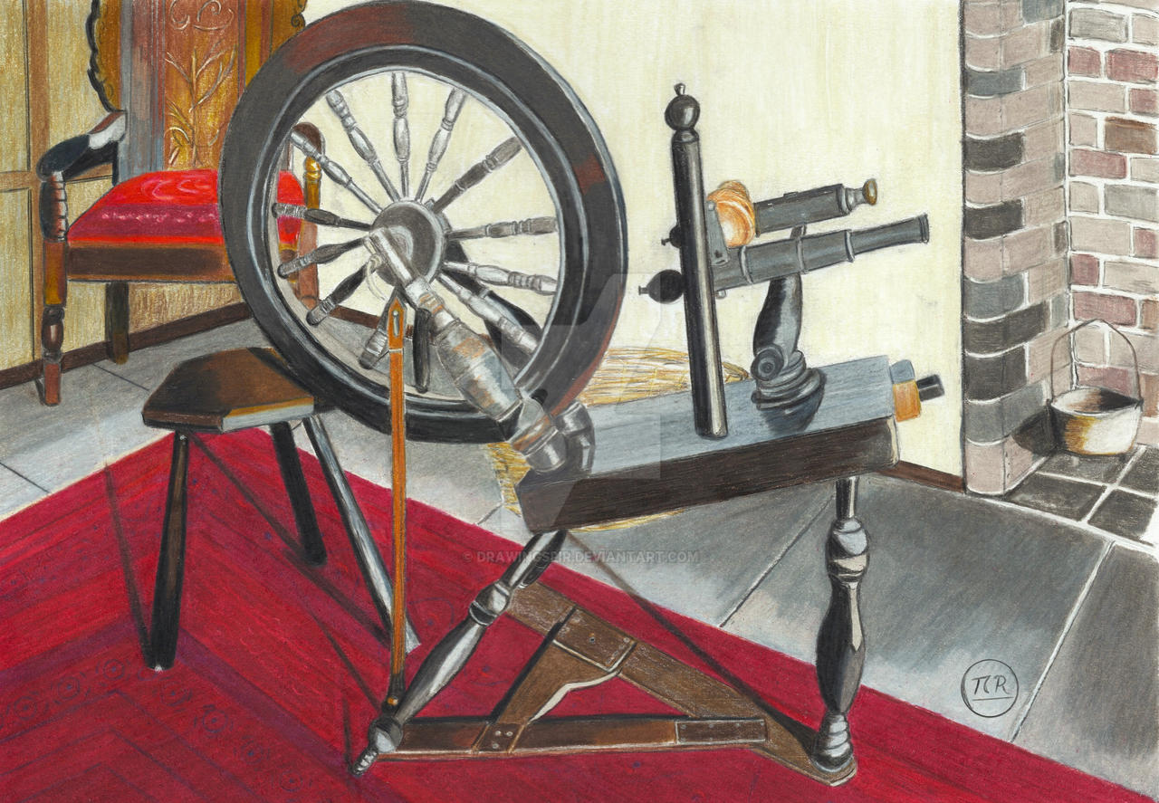 Drawing Wheel Spinning Wheel by DrawingsPiR on DeviantArt