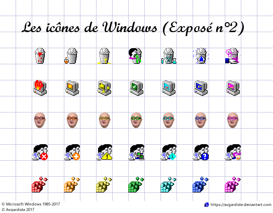 Windows Icon Character Windows Icons Sheet 2 by Avgardiste on DeviantArt