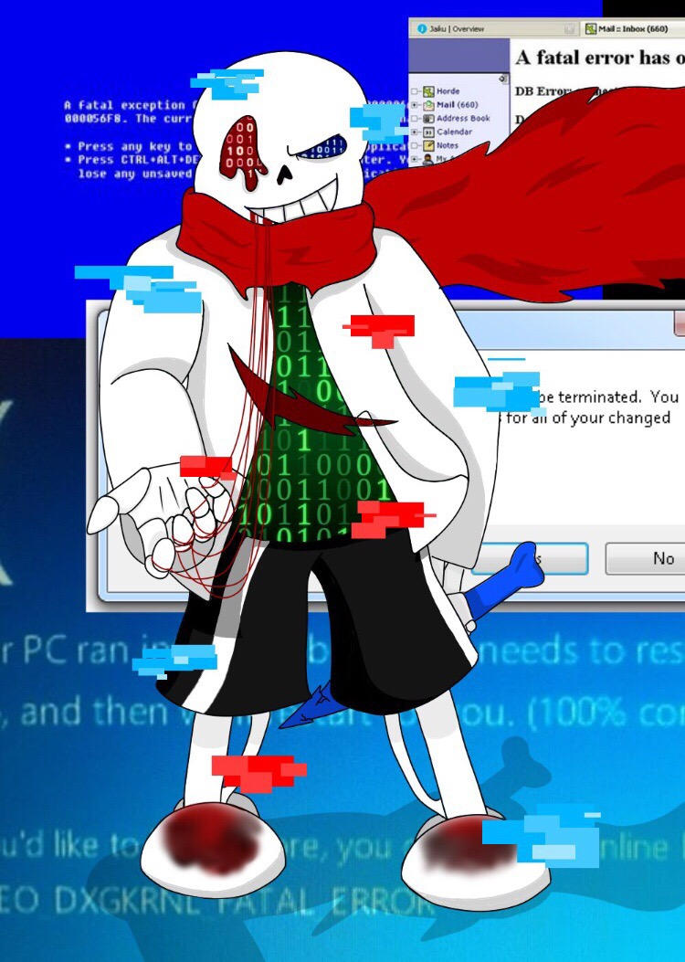 Fatal Error Characters Just a quick Fatal Error drawing for yall by yellow-lab30 on DeviantArt